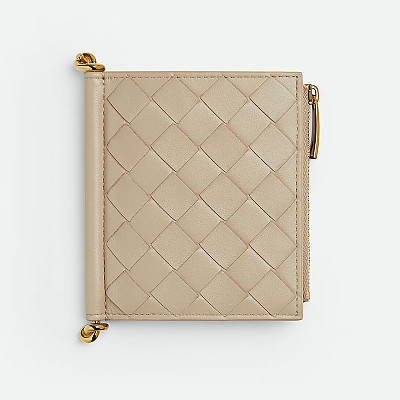 [스페셜오더]BOTTEGA VENETA-788055 스몰 솔스티스 폴더형 지갑 녹터널