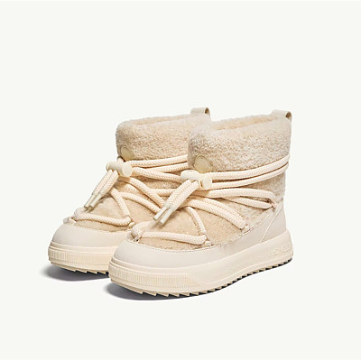 MONCLER-L109B4H 몽클레어 Altive Mid 테디 스노우 부츠 라이트 베이지