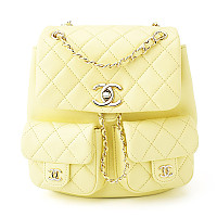 [스페셜오더]CHANEL-AS3860 샤넬 DUMA 듀마 투포켓 백팩 미디움 캐비어 라벤더 금장