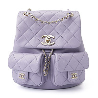 [스페셜오더]CHANEL-AS2908 샤넬 듀마 원포켓 백팩 스몰 카프스킨 블랙 금장