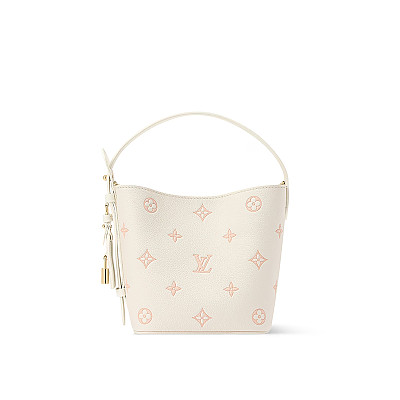 [스페셜오더]LOUIS VUITTON-M28315 루이비통 모노그램 앙프렝뜨 가죽 올 인 BB 밀키 화이트&핑크