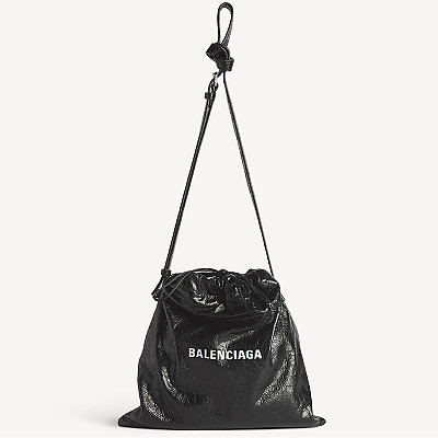 [스페셜오더]BALENCIAGA-8471092 발렌시아가 남성 쇼퍼 더스트 백 크로스바디 파우치 미디엄 블랙