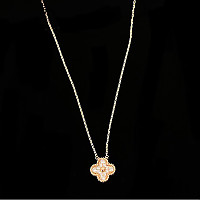 VAN CLEEF ARPELS-VCARP4 반클리프 로즈 골드/블랙 빈티지 알함브라 펜던트