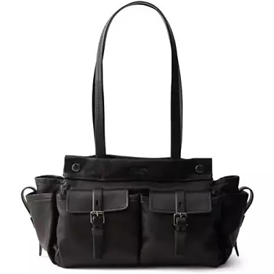 [스페셜오더]PRADA-1BG645 프라다 루트 카바스 레더 토드백 블랙