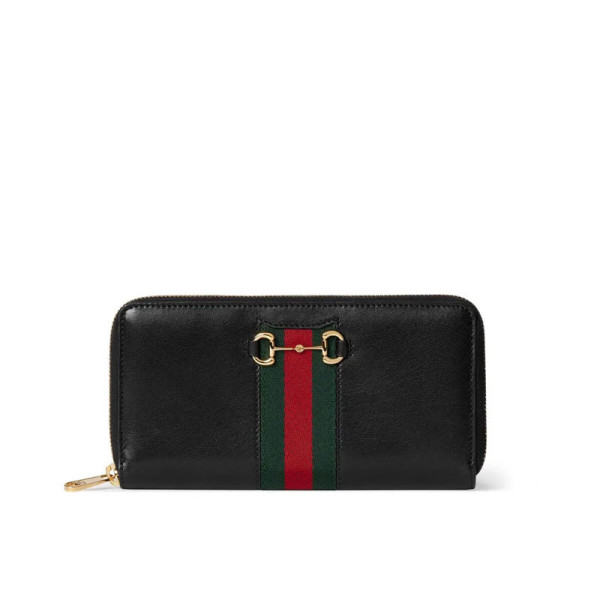 [스페셜오더]GUCCI 867124 구찌 Horsebit Web 웹 지퍼돌이 지갑