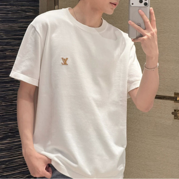 LOUIS VUITTON-06237 루이비통 2026SS 로고 반팔 크루넥 셔츠(3컬러)