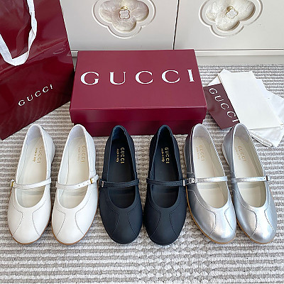 GUCCI-07163 구찌 메리 제인 캐주얼 라운드토 발레 플랫