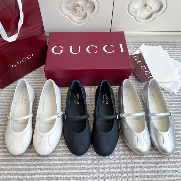 GUCCI-07163 구찌 메리 제인 캐주얼 라운드토 발레 플랫
