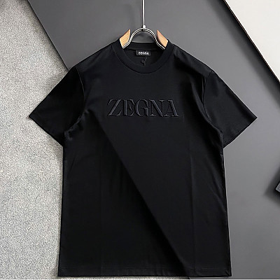 ZEGNA-07219 제냐 2026SS 이중 합판 프리미엄 수입 밀크 실 티셔츠