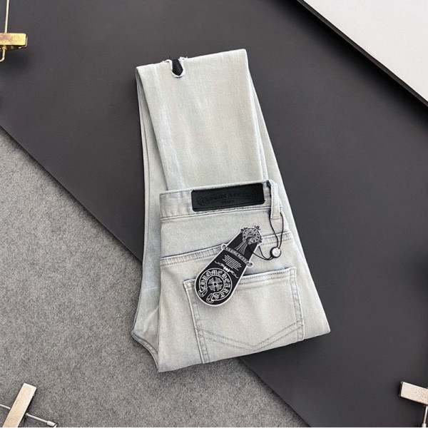 Chrome Hearts-07285 크롬하츠 클래식 캐주얼 스트레치 청바지