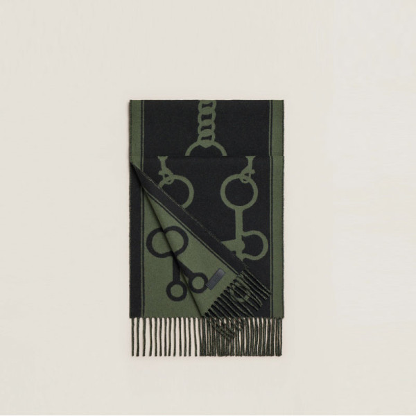 HERMES-10092 에르메스 Casaque Mors 스카프