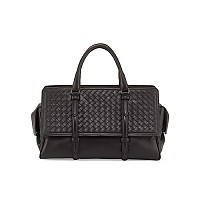 [스페셜오더]BOTTEGA VENETA-392824 보테가베네타 네로 미디엄 인트레치아토 나파 모나코 백