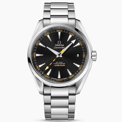 [스페셜오더]OMEGA-오메가 씨마스터 아쿠아 테라 150M 코액시얼 GMT 레드 골드 시계43mm