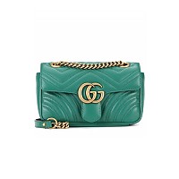 [스페셜오더]Gucci-‎446744 구찌 페일 그린 GG 마몽 미니 숄더백 22cm