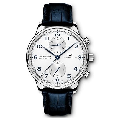 [스페셜오더]IWC-IW371491 아이더블유씨 포르투기저 크로노그래프 스틸 블루다이얼 남성워치41mm