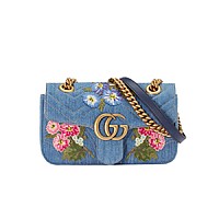 [스페셜오더]Gucci-‎446744 구찌 페일 그린 GG 마몽 미니 숄더백 22cm