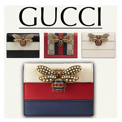 [스페셜오더]GUCCI-476072 8057 구찌 퀀 마가렛 가죽 카드 케이스