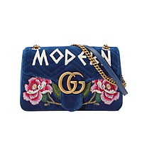 [스페셜오더]GUCCI-443496 1000 구찌 GG 마몽 블랙 미디엄 숄더백