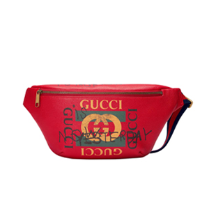 [스페셜오더]GUCCI 493869-8822 구찌 화이트가죽 프린트 로고 벨트백