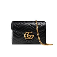 [스페셜오더]GUCCI-474575 9022 구찌 GG 마몽 화이트 마틀라세 미니백