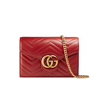 [스페셜오더]GUCCI-474575 9022 구찌 GG 마몽 화이트 마틀라세 미니백