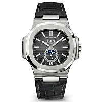 [스페셜오더]PATEK PHILIPPE-5980 파텍 필립 노틸러스 크로노그래프 로즈 골드 블랙 시계 40.5mm