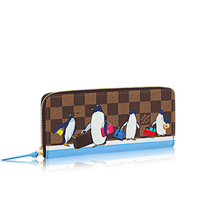 [스페셜오더]LOUIS VUITTON-N64425 루이비통 다미에 에벤 펭귄 프린트 클레망스 월릿