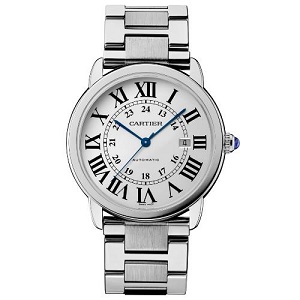 [스페셜오더]Cartier-까르띠에 롱드 솔로 드 까르띠에 스틸 브레이슬릿 워치42mm