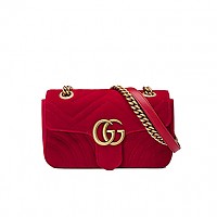 [스페셜오더]Gucci-‎446744 구찌 페일 그린 GG 마몽 미니 숄더백 22cm