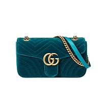 GUCCI-443497 4143 구찌 블루 GG 데님 GG 마몽 스몰 숄더백