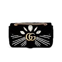 GUCCI-443497 4143 구찌 블루 GG 데님 GG 마몽 스몰 숄더백