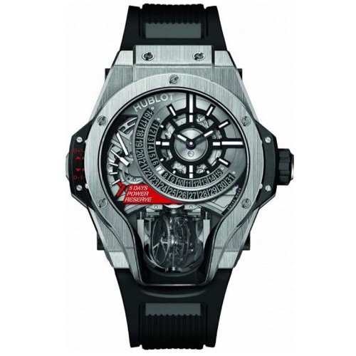 [스페셜오더]HUBLOT-위블로 빅뱅 MP-09 뚜루비옹 Bi-Axis 스틸 리미티드 에디션 워치49mm