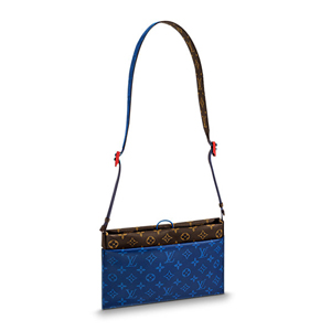 [스페셜오더]LOUIS VUITTON-M43854 루이비통 모노그램 블루 스몰 파우치 MM