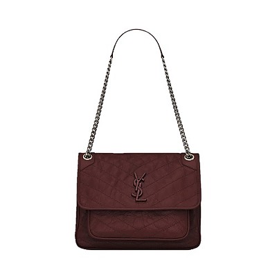 [스페셜오더]YSL-755857 생 로랑 블랙 램스킨 NIKI 점보 숄더백 47cm