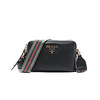 PRADA-1BH082 프라다 콘플라워 미디엄 더블 지퍼 카메라 백 22cm