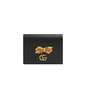 [스페셜오더]GUCCI-524289 1163 구찌 보우 장식 블랙 카드 케이스