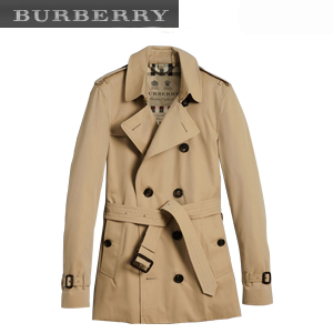 [스페셜오더]BURBERRY-39066871버버리 샌드링엄 쇼트 헤리티지 허니 트렌치코트 남성용