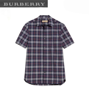 [스페셜오더]BURBERRY-80029271 버버리 쇼트 슬리브 카멜 체크 셔츠