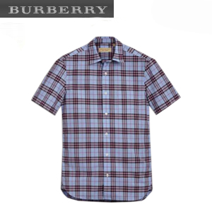 [스페셜오더]BURBERRY-80029271 버버리 쇼트 슬리브 카멜 체크 셔츠