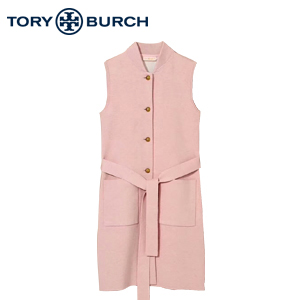 [스페셜오더]TORY BURCH 토리버치 버건디 캐시미어 스웨터 베스트 여성용