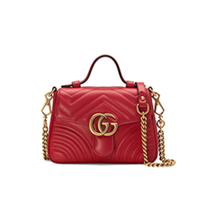 [스페셜오더]GUCCI-547260 4928 구찌 파스텔 블루 GG 마몽 미니 탑 핸들 백