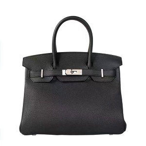 [스페셜오더]HERMES-에르메스 Birkin 벌킨 백 30 블랙 은장 R각인 TOGO ORIGINAL LEATHER 100%수공제작. 