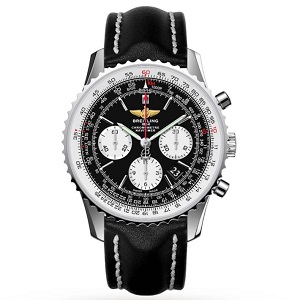 [스페셜오더]BREITLING-브라이틀링 내비타이머 01 크로노그래프 스틸 블랙 43mm