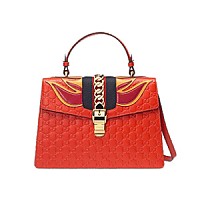 [스페셜오더]GUCCI-431665 5662 구찌 실비 미디엄 핑크 탑 핸들백