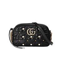 [스페셜오더]GUCCI-447632 1000 구찌 GG 마몽 블랙 스몰 숄더백