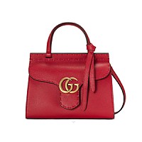 [스페셜오더]GUCCI-442622 1000 구찌 GG 마몽 블랙 미니 탑 핸들백