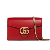 [스페셜오더]GUCCI-401232 1000 구찌 GG 마몽 블랙 미니 체인 숄더백